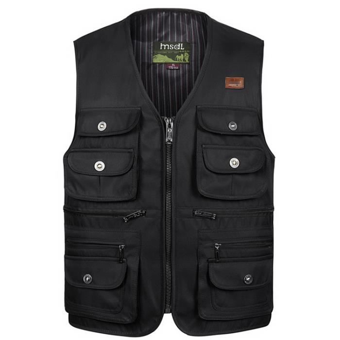Gilet de chasse pêche vintage en toile RedHead jeu marron