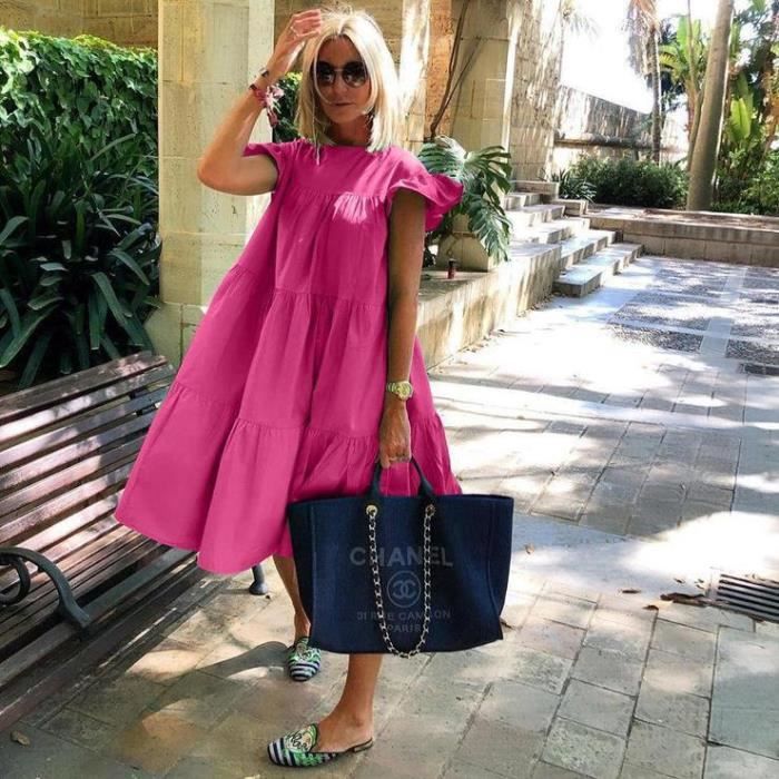 Robe mi longue ample online