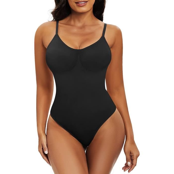 Body Sculptant Femme KUMAYES - Gaine Amincissante Ventre Plat Avec Bretelles Réglables Invisible