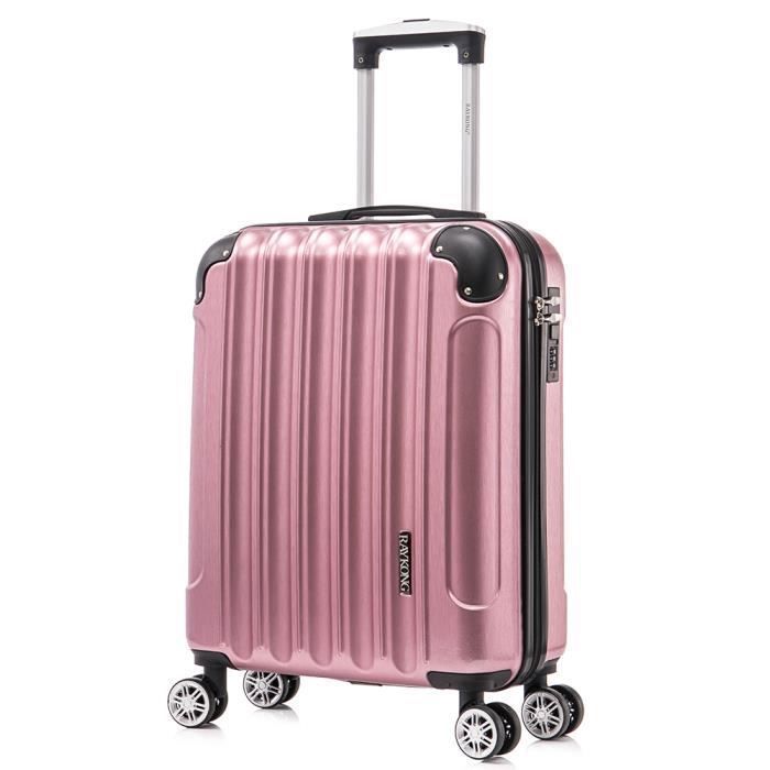 Valise Cabine RAYKONG 20 Pouces - Polycarbonate Ultra-Léger - 44L - Menthe - Parfait Ryanair & EasyJet