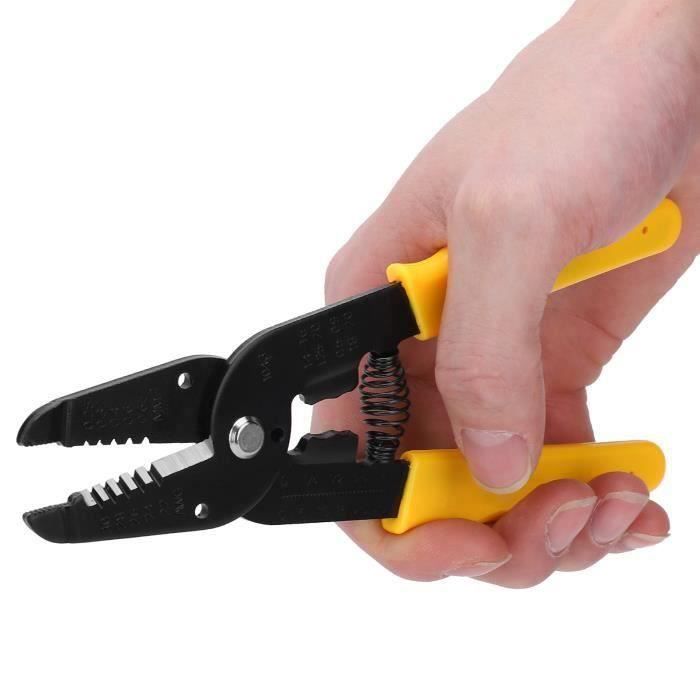 1 Pince à Dénuder Pliable, Conception De Poulie, Séparateur De Fil D'électricien Multifonction, Pince à Enrouler, Pince à Sertir, Outil Manuel TOUTE NEUVE - Bricolage