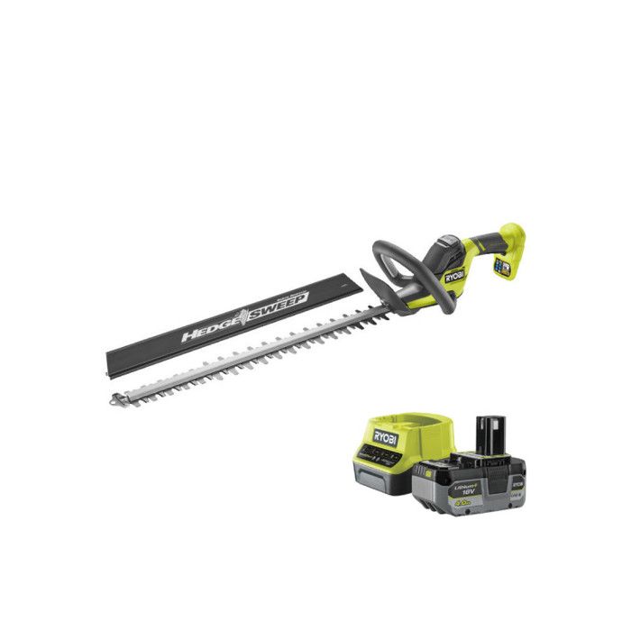 Taille-Haies RYOBI RY18HT55A – 18V One+ LINEA, 55 cm, 1 Batterie 4.0Ah, Chargeur Rapide