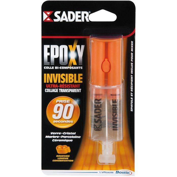 SADER Colle époxy invisible - 25 ml