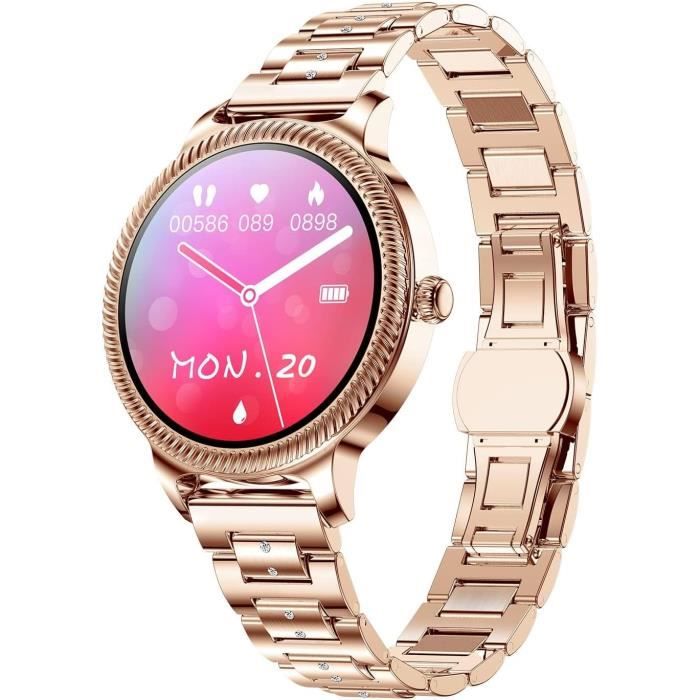 Montre connectée sommeil, podomètre, fréquence cardiaque