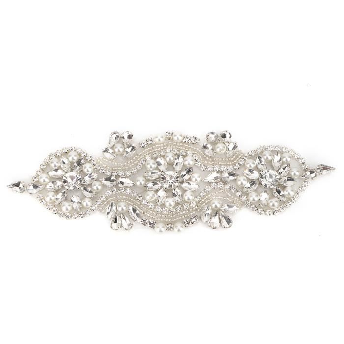 Ceinture de mariage en cristal mauve pour robe de soirée - Décoration Ceinture de mariage en cristal mauve pour robe de soirée - Décoration