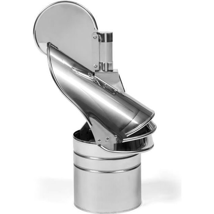STERR - Capot de cheminée rotatif en acier inoxydable avec roulement extérieur 150 mm - CWL150