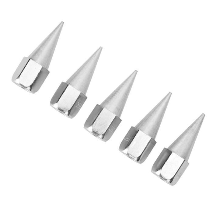 Lot De 5 Buses De Rechange Pour Pistolet à Graisse - Embouts Métalliques, Raccords Universels Pour Lubrification Auto/Moto - 3