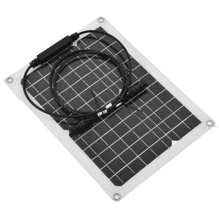 Panneau Solaire 30W Monocristallin, Pour Recharger Ton Téléphone N'importe Où !