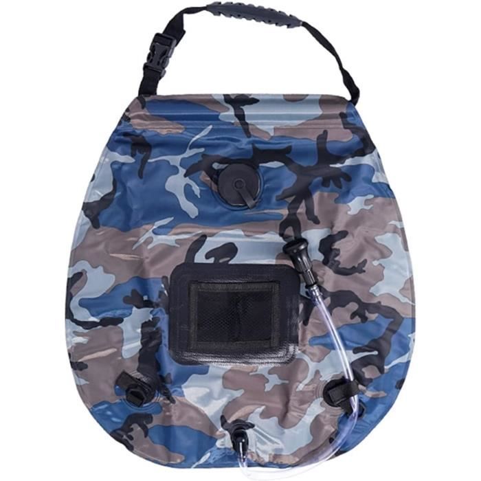 YIMVUNZ Sac De Douche Portable 22x25 Cm – Nylon, Mesh Respirant, Crochet, Pour Plage, Salle De Sport, Voyage