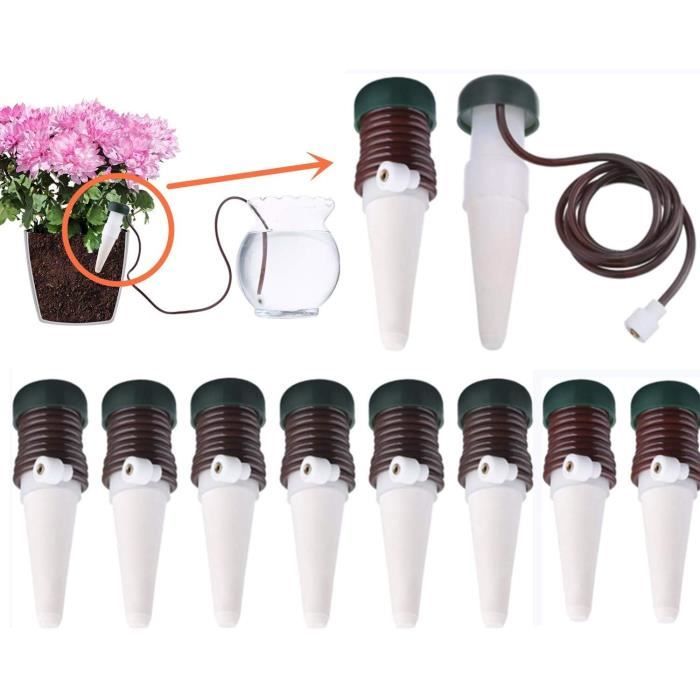 Système D'Arrosage Solaire UKSUNVI 5W - Kit Goutte à Goutte Automatique Avec Minuterie Pour Jardin