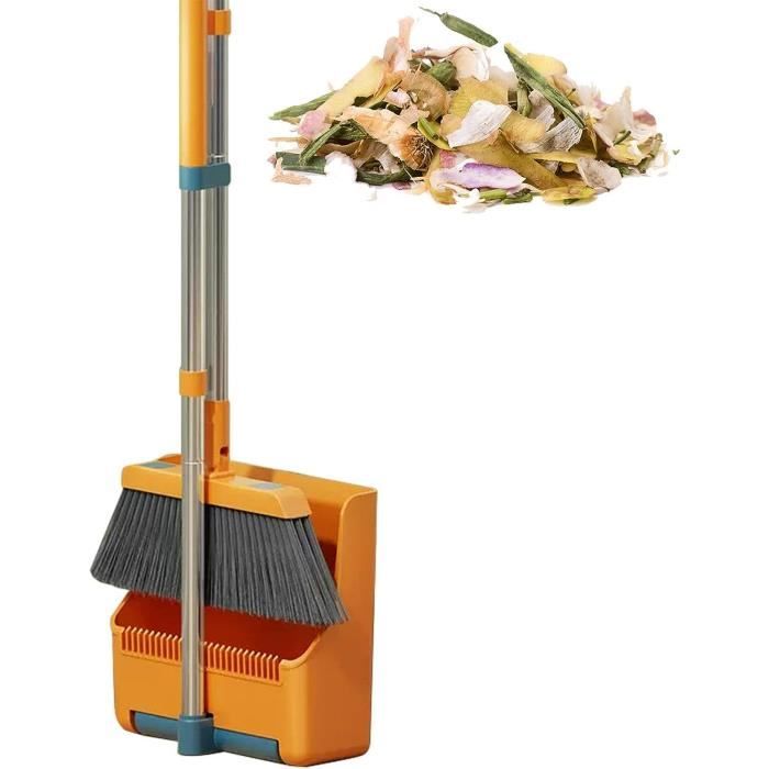 9 Pièces Mini Pelle à Poussière et Balayette Ergonomique Balai de Table