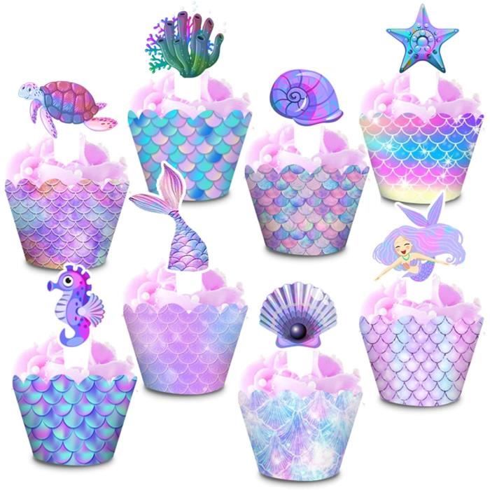 Patch à Repasser Sirène - Couleurs Pâles - Broderie Enfant Accessoire DIY