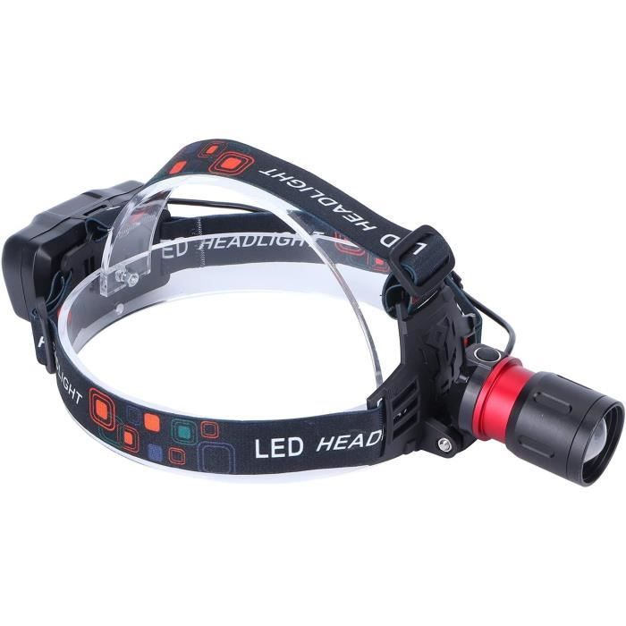 La lumière blanche)Mgrow® Lampe Frontale Inclinable 4 Torche ,1800LM