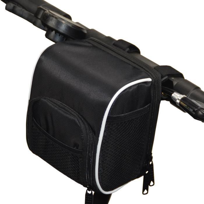Panier De Vélo Avant 34x25x24 Cm - Universel, Cadre Aluminium, Détachable En 15s, Transport Courses Ou Petit Animal Jusqu'à 5 Kg