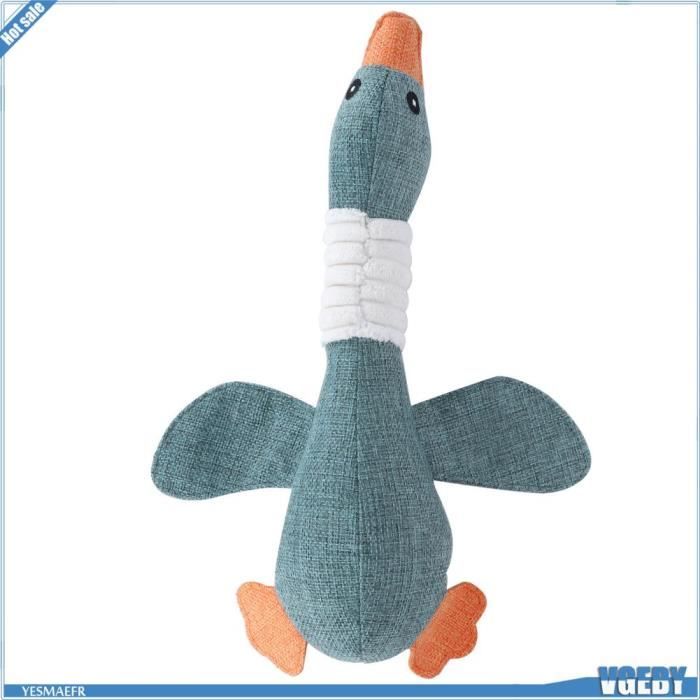 Meilleurs prix pour VGEBY Oie grinçante New Drôle De Chien Squeaky Goose Jouets à Mâcher Durables Chien Chat Jouer J Sgs animalerie jouet Bleu foncé