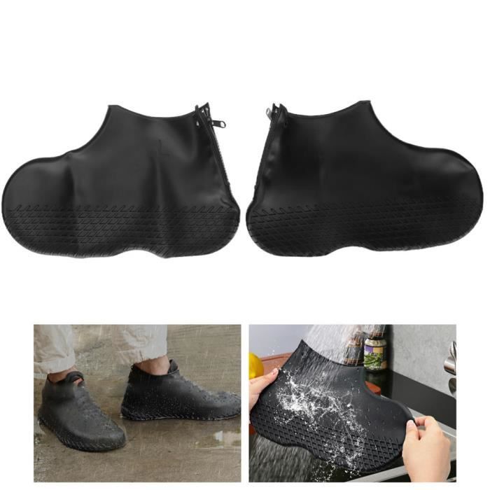 HT05399-COUVRE-PIED.Bottes En Caoutchouc Vintage. Couvre Chaussures De