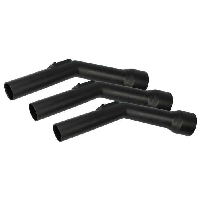 vhbw 3x Poignée compatible avec Miele S255I S251I S250I S252I S254I aspirateur - Manche de rechange raccordement 35 mm 30 cm