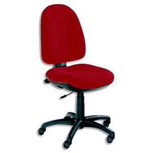 chaise dactylo webstar à contact permanent rouge