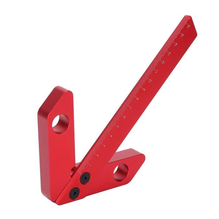 Jauge D'angle D'aileron Pour Avion RC - Outil De Réglage Précis De 0 à 50° - En Alliage D'aluminium - 12