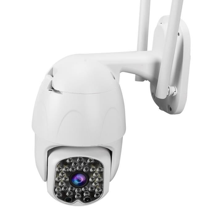 Zerone Caméra Factice De Sécurité – Rotation Automatique, LED Clignotante Réaliste, Étanche IP65 Pour Intérieur Et Extérieur – Dissuasion Efficace Anti-Cambriolage