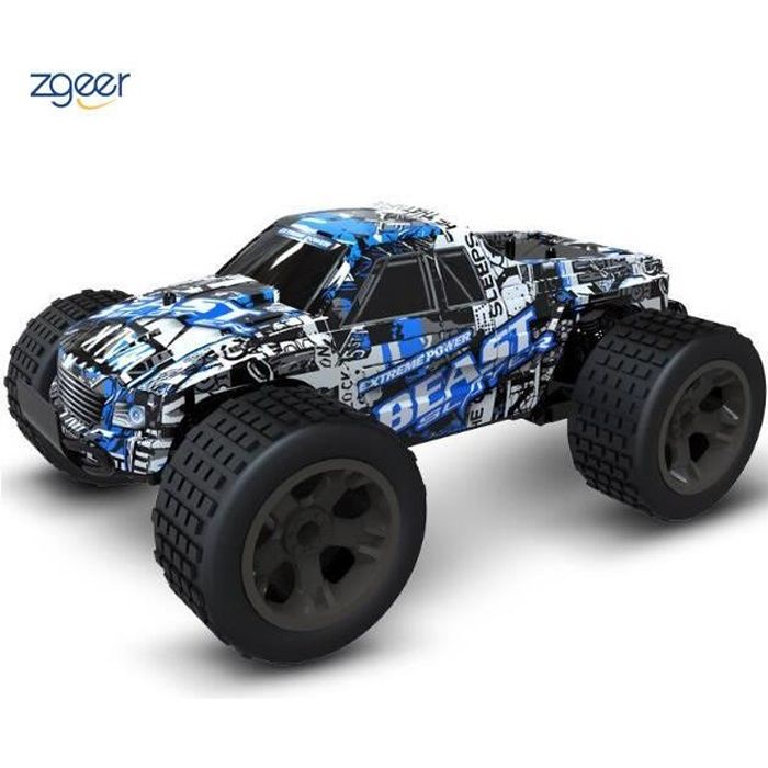 Voiture Télécommandée Rechargeable USB ZGEER - Modèle HJ806 - Suspension  Indépendante - Course Hors Route - Bleu - Cdiscount Jeux - Jouets