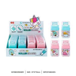4 Pcs Gommes Rétractables Kawaii - Petits Cadeaux Anniversaire Enfants, Gommes Fun Pour École Et Dessin
