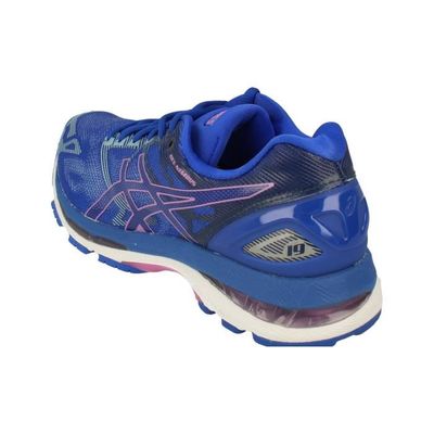 Chaussures de running ASICS Gel Nimbus 19 Femme Bleu Multicolore R gulier Running