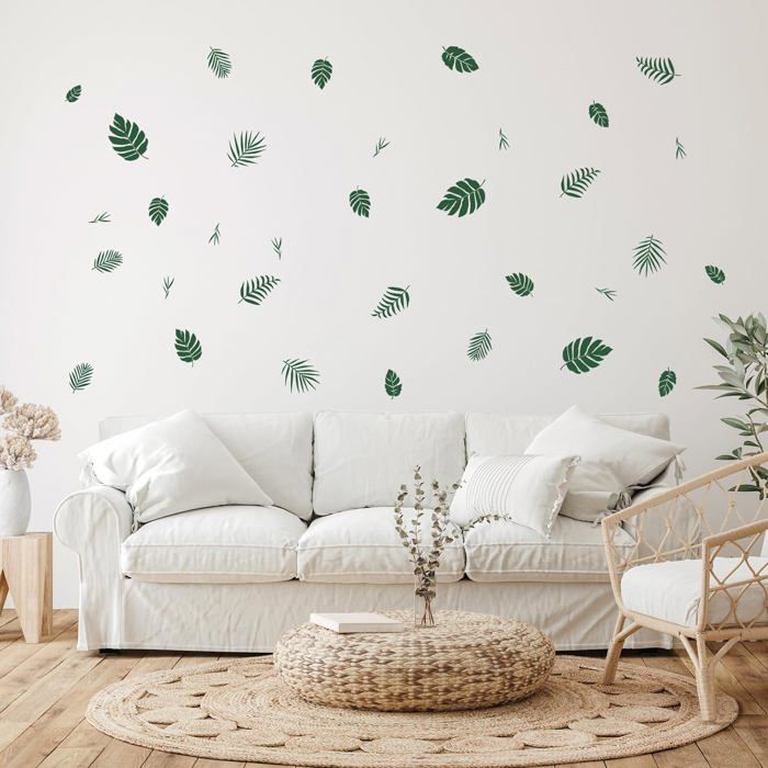 Stickers Feuilles Tropicales