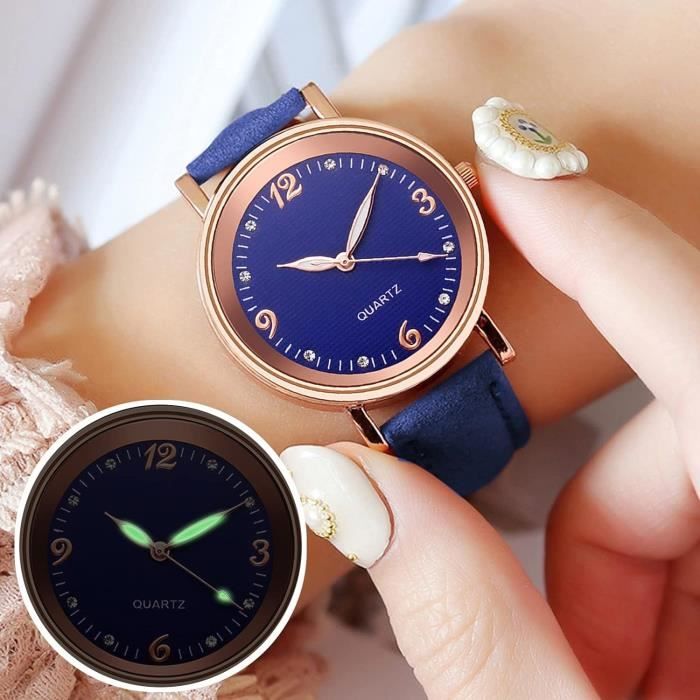 Montre lumineuse femme sales