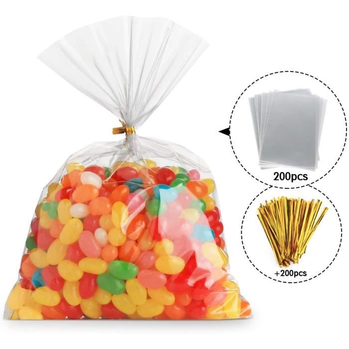 Biscuit Petit Sachet Plastique Transparent Pour Bonbon Sacs Pour