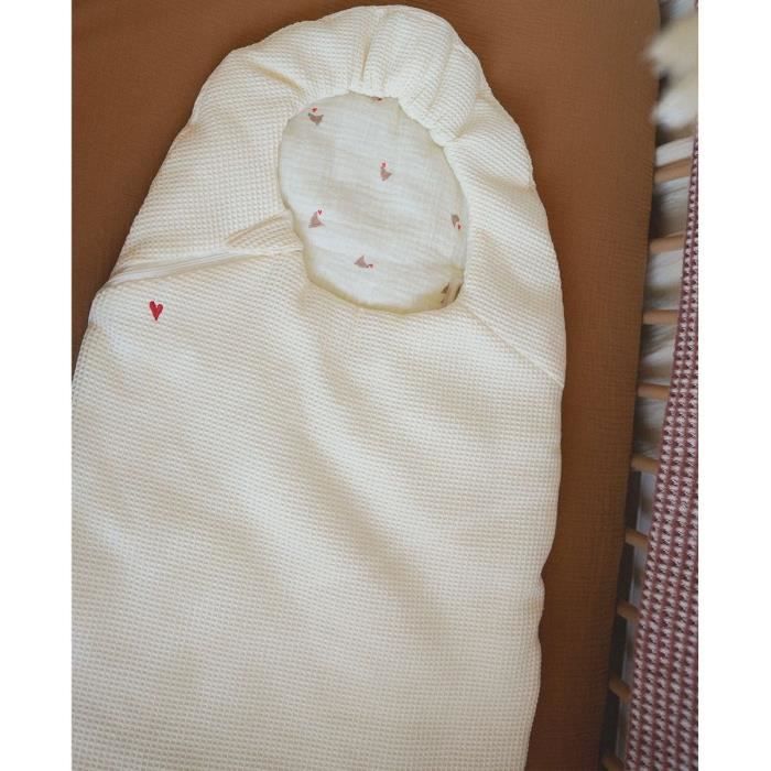 Doudou plat patchwork rose jaune doudamour Un rêve de bébé CMP