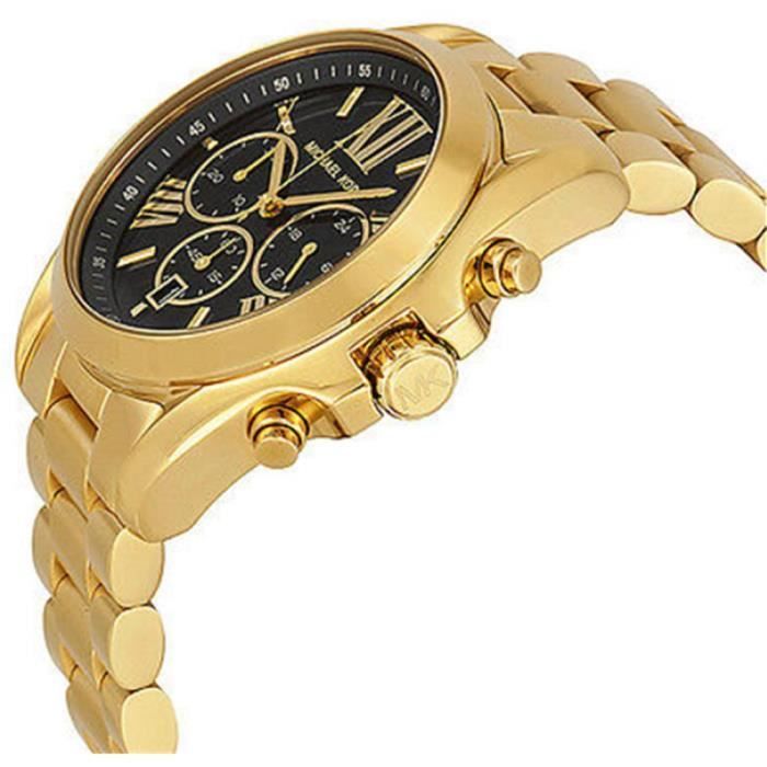 Michael Kors Mid Size Bradshaw Femme 43mm Dore Quartz Montre MK5739 Achat vente montre Femme Adulte Dore Cdiscount