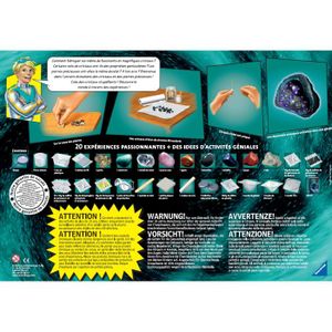 EXPÉRIENCE SCIENTIFIQUE SCIENCE X RAVENSBURGER - 18882 -Cristaux Pierres p EXPÉRIENCE SCIENTIFIQUE SCIENCE X RAVENSBURGER - 18882 -Cristaux Pierres p