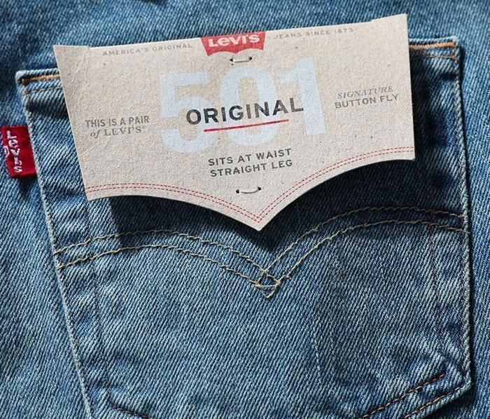 Levis Jean Original Fit 501 Stretch Homme Blue Blue Cdiscount