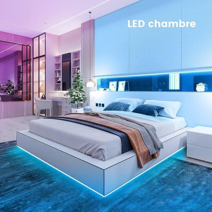 VKH Ruban LED 10m, LED Chambre Multicolore Bande LED, Bandeau LED