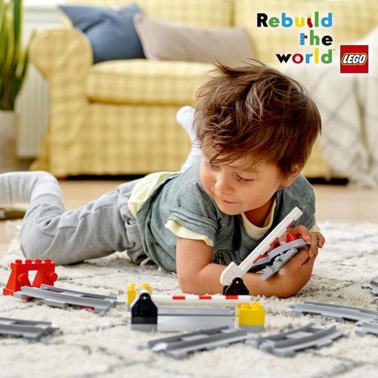 lego duplo train rails