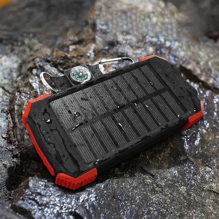 Solaire Batterie Externe BLAVOR 20000mAh Portable Chargeur Avec Entrée