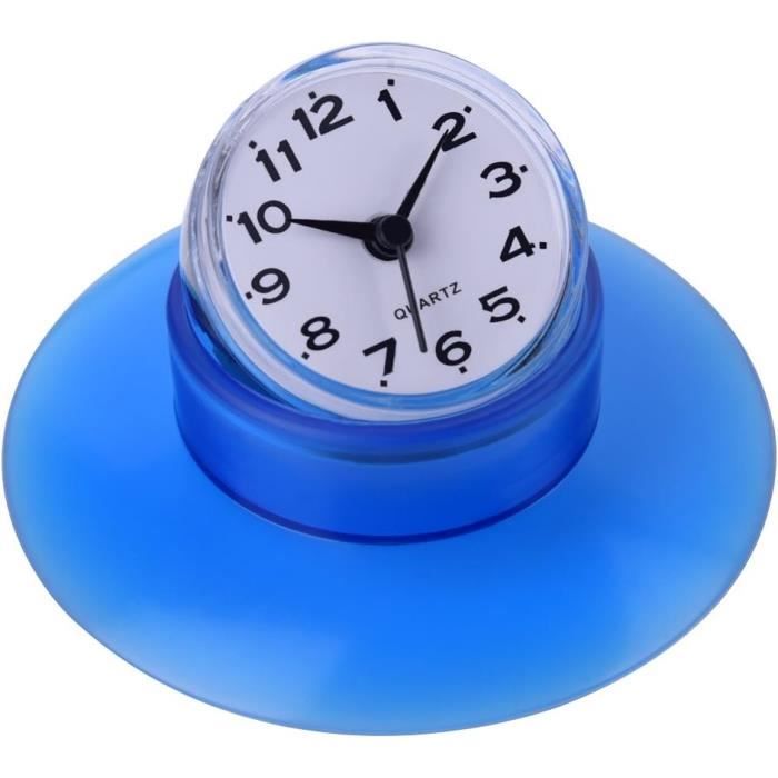 Petite Horloge Murale étanche Pour Salle De Bain - Design Sphérique Silencieux