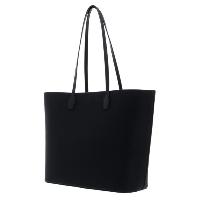 LACOSTE Shopping Bag Noir 215469 sac a epaule sacoche noir Cdiscount Bagagerie Maroquinerie
