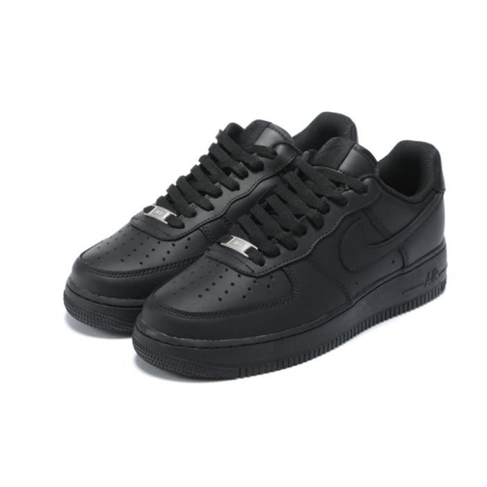 Baskets Nike AIR Force 1 Run Retro High pour Homme et Femme Noir Taille 41 Noir Cdiscount Chaussures