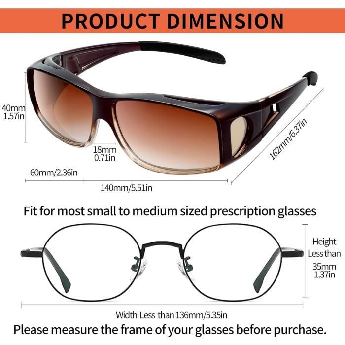 Lot De 2 Lunettes De Soleil Polarisées UV400 - Unisexe, Monture Transparente (neuf Avec étiquettes)