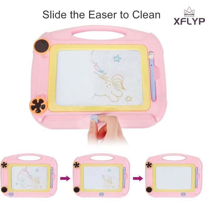 Ardoise Magique Panneau de Dessin magnétique Double Face pour Enfants Ardoise Magique Panneau de Dessin magnétique Double Face pour Enfants