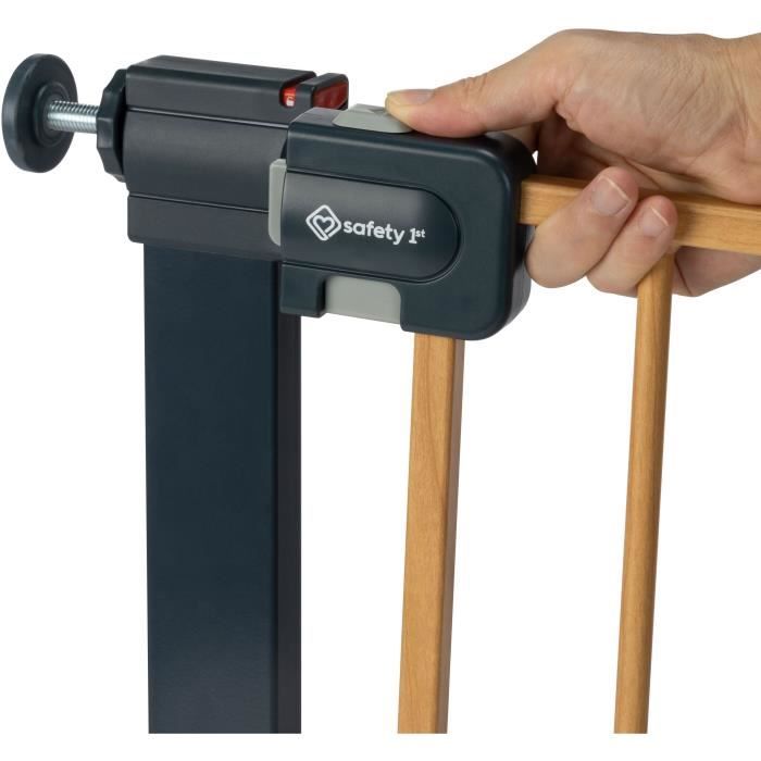 SAFETY 1st Barrière de sécurité enfant Easy Close effet bois, 73