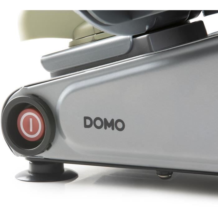 Trancheuse Électrique Domo DO-521S 150W - Lame 190mm Métal Rose Pour Pain Fromage Viande
