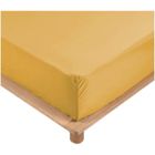 Draps Housse - PROMO LINGE - Percale - 200x160cm - jaune