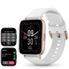 CHRONUS Montre Connectée Homme Femme SmartWatch Appel Bluetooth IP67 Moniteur de fréquence cardiaque multifonction Étanche pour Android iOS