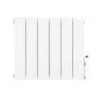 Radiateur à fluide caloporteur Wi-Fi (1500W) - Heatzy - Horizontal - Blanc - Chaleur douce - Programmable