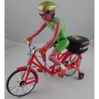 Vélo électrique pliant et musical avec cycliste - LIAM ACCESS - Rouge - Mixte - A partir de 3 ans