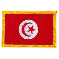 Patch ecusson thermocollant drapeau tunisie