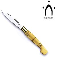 Couteau de Poche Nontron N° 22 - Manche sabot en buis 10.5 cm